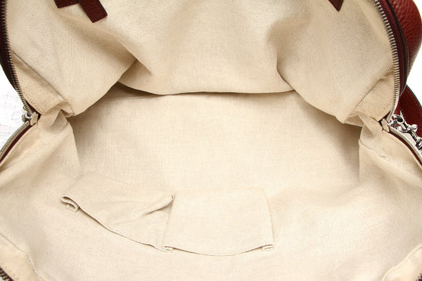 グッチ インターロッキングＧ 322057 ボルドー レザー ビジネスバッグ メンズ GUCCI 中古