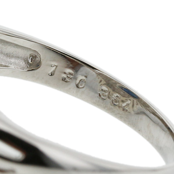 Pt900 プラチナ サファイア3.64ct ダイヤ1.30ct リング 指輪 レディース 11号 【中古】