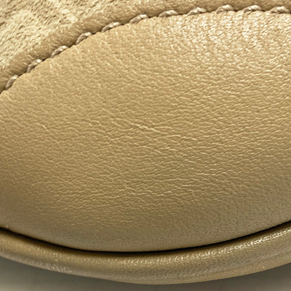 グッチ 001 4158 ベージュ スウェード ワンショルダー レディース GUCCI 【中古】