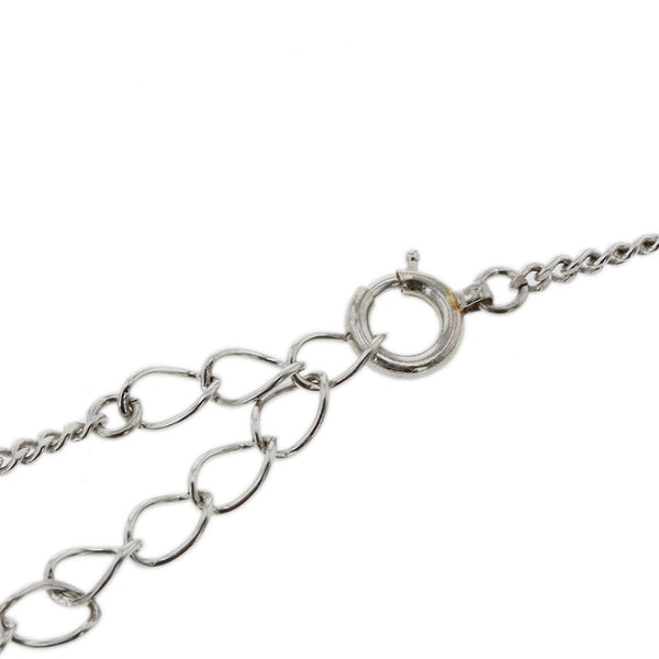 Pt900 プラチナ Pt850 プラチナ サファイア3.26ct ダイヤ0.18ct ネックレス レディース 【中古】