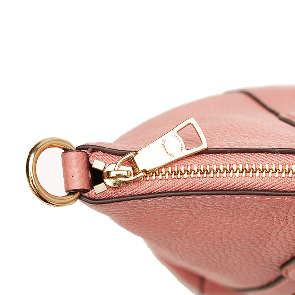 コーチ ウィズフローラル ショルダーバッグ F31077 ピンク レザー レディース COACH 【中古】