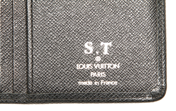 ルイ ヴィトン タイガ ブラザ M30501 ブラック レザー 長財布 メンズ LOUIS VUITTON 中古