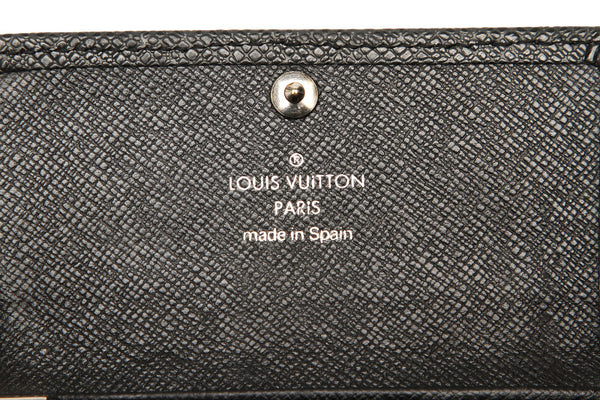ルイ ヴィトン タイガ ミュルティクレ M30522 ブラック レザー キーケース ユニセックス LOUIS VUITTON 中古