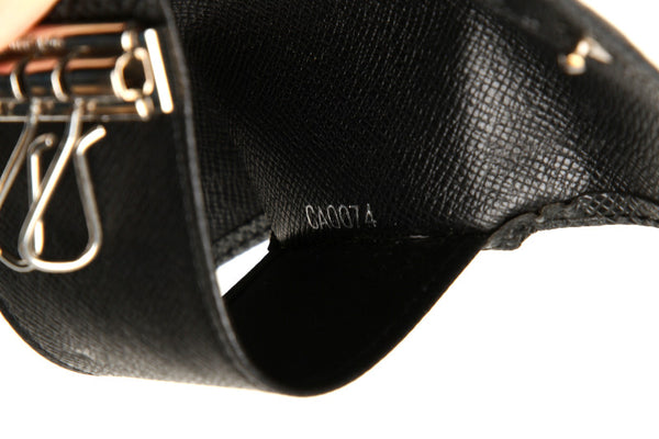 ルイ ヴィトン タイガ ミュルティクレ M30522 ブラック レザー キーケース ユニセックス LOUIS VUITTON 中古