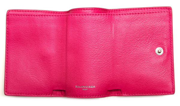 バレンシアガ ピンク レザー コインケース レディース BALENCIAGA 中古