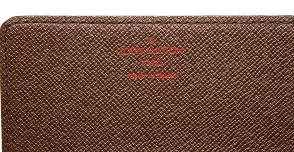 ルイ ヴィトン ダミエ カルトドゥビジット N62920 ブラウン PVC カードケース レディース LOUIS VUITTON 中古