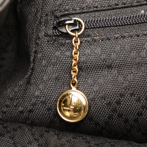 グッチ バンブー 003・2058 ブラック レザー リュック バックパック レディース GUCCI 中古