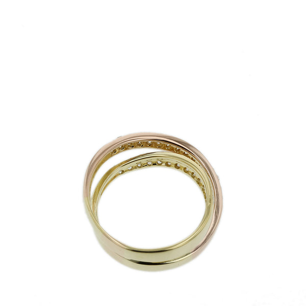 K18YG イエローゴールド ダイヤ1.00ct リング 指輪 レディース 14号 【中古】