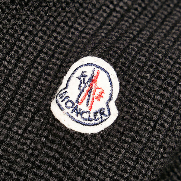 モンクレール MAGLIONE TRICOT CARDIGAN ニット切替ダウンジャケット ブラック ウール アクリル ナイロン レディース MONCLER 【中古】