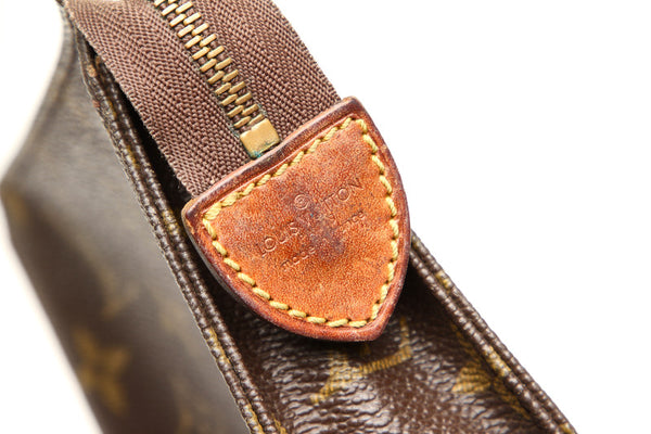 ルイ ヴィトン モノグラム ポシュットワレ15 M47546 ブラウン PVC レザー ポーチ ユニセックス LOUIS VUITTON 中古