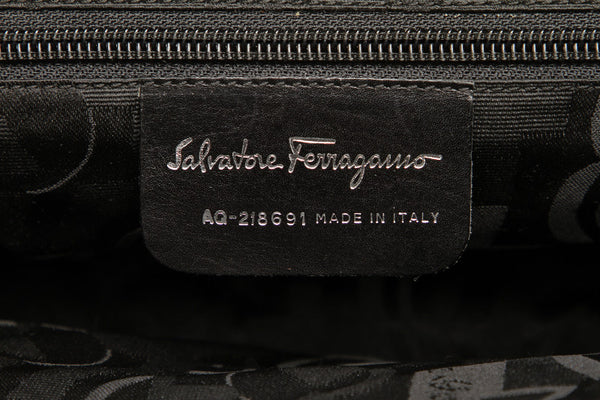 サルヴァトーレフェラガモ ヴァラ AQ-218691 ベージュ レザー ハンドバッグ レディース Salvatore Ferragamo 中古