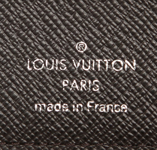 ルイ ヴィトン ダミエ ミュルティプル CT2199 ブラウン 茶 PVC レザー 二つ折り財布 メンズ LOUIS VUITTON 中古