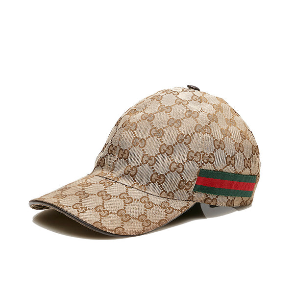 グッチ GGキャンバス シェリー 200035 ベージュ キャンバス キャップ メンズ GUCCI 【中古】
