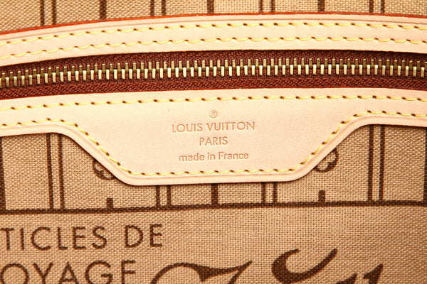 ルイ ヴィトン モノグラム ネヴァーフルPM M41000 ブラウン PVC レザー トートバッグ レディース LOUIS VUITTON 中古