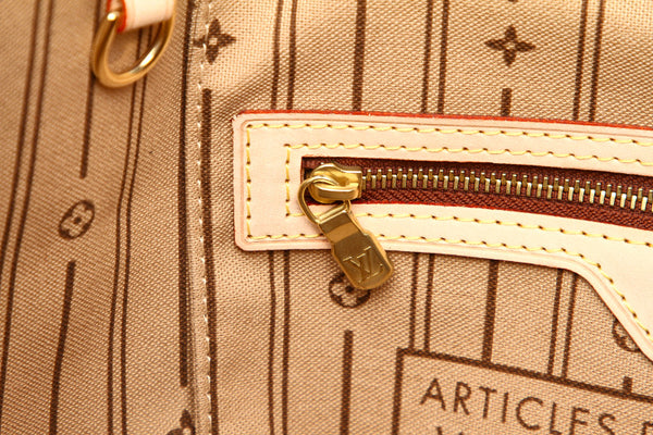 ルイ ヴィトン モノグラム ネヴァーフルPM M41000 ブラウン PVC レザー トートバッグ レディース LOUIS VUITTON 中古