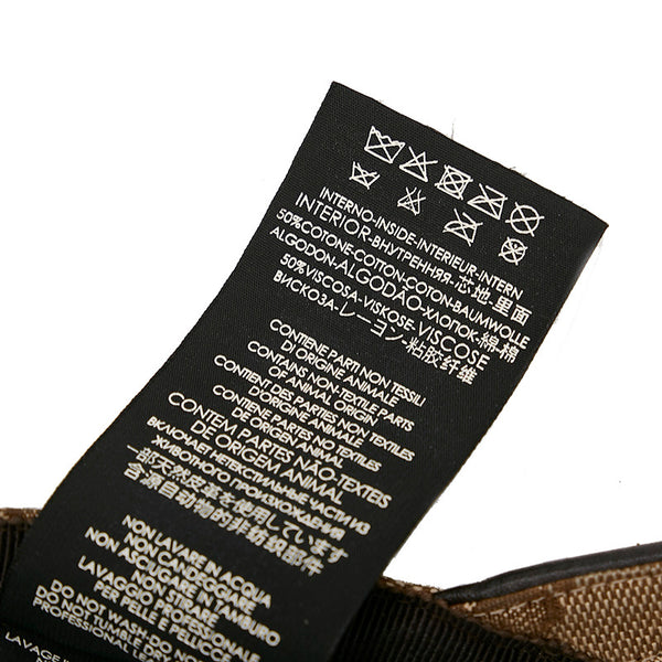 グッチ GGキャンバス シェリー 200035 ベージュ キャンバス キャップ メンズ GUCCI 【中古】