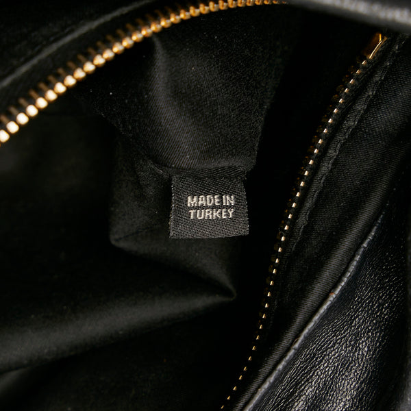 ミュウミュウ マテラッセ ハンドバッグ ショルダーバッグ 2way ブラック レザー レディース MIUMIU 【中古】