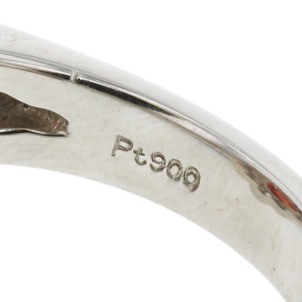Pt900 プラチナ オレンジサファイア1.71ct ダイヤ1.01ct リング 指輪 レディース 11号 【中古】