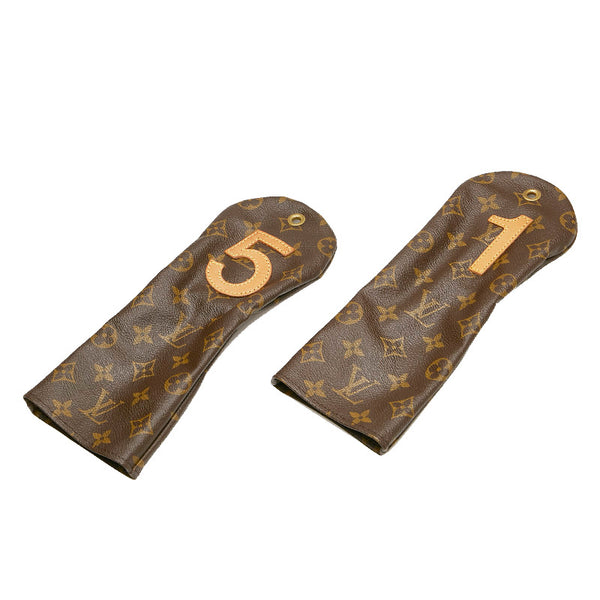 ルイ ヴィトン モノグラム No.1 No.5 ブラウン PVC クラブケース レディース LOUIS VUITTON 【中古】