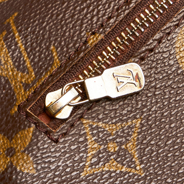 ルイ ヴィトン モノグラム ポシェットプリアント M51805 ブラウン PVC レザー クラッチバッグ ユニセックス LOUIS VUITTON 【中古】