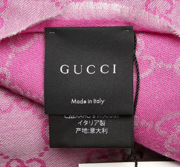 グッチ GG パープル 品質タグがない為不明 マフラー レディース GUCCI 中古