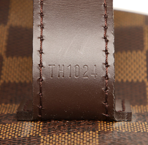 ルイ ヴィトン ダミエ ブロードウェイ  N42270 ブラウン PVC レザー 斜め掛け ショルダーバッグ ユニセックス LOUIS VUITTON 中古