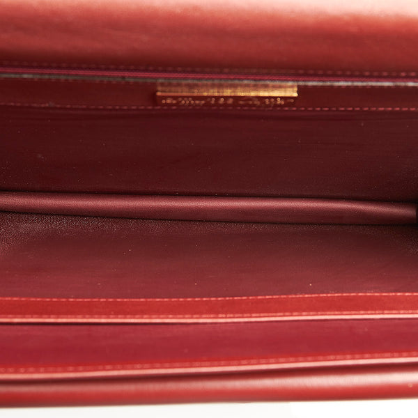 カルティエ マスト ボルドー レザー ショルダーバッグ レディース CARTIER 【中古】