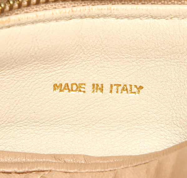 シャネル ココマーク ベージュ ラムスキン 肩掛け ショルダーバッグ レディース CHANEL 中古