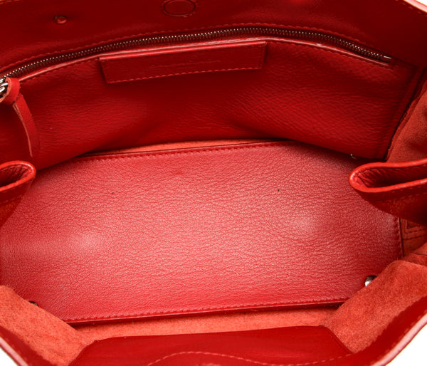 バレンシアガ 370926 レッド レザー ハンドバッグ レディース BALENCIAGA 中古