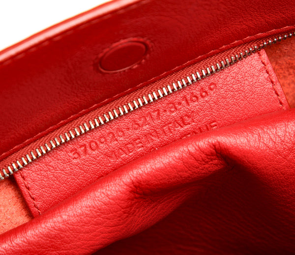バレンシアガ 370926 レッド レザー ハンドバッグ レディース BALENCIAGA 中古