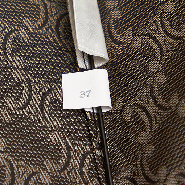 セリーヌ マカダム ベージュ ナイロン 傘 レディース CELINE 【中古】