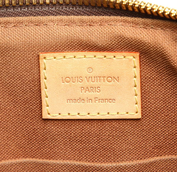 ルイ ヴィトン モノグラム パレルモPM M40145 ブラウン PVC レザー トートバッグ ショルダーバッグ 2WAY レディース LOUIS VUITTON 中古