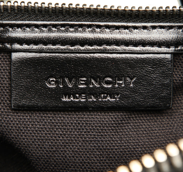 ジバンシー アンティゴナ ブラック レザー ハンドバッグ レディース Givenchy 中古