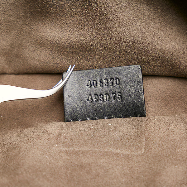 グッチ GGカレイド 406370 ブラウン ブラック PVC レザー リュック バックパック メンズ GUCCI 【中古】