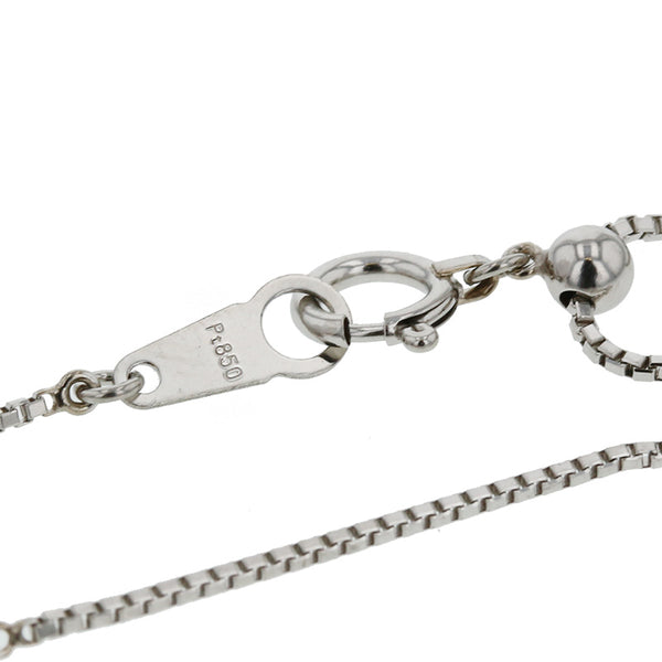 Pt900 プラチナ Pt850 プラチナ ダイヤ2.00ct ネックレス レディース 【中古】