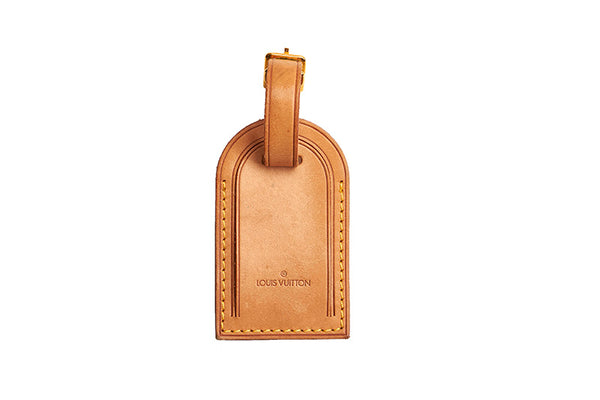 ルイ ヴィトン ポワニエ　ネームタグ5点セット ベージュ ヌメ革 レディース LOUIS VUITTON 【中古】