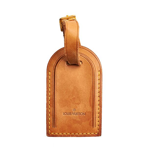 ルイ ヴィトン ポワニエ　ネームタグ5点セット ベージュ ヌメ革 レディース LOUIS VUITTON 【中古】