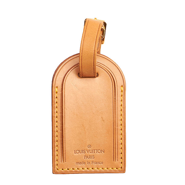 ルイ ヴィトン ポワニエ　ネームタグ5点セット ベージュ ヌメ革 レディース LOUIS VUITTON 【中古】