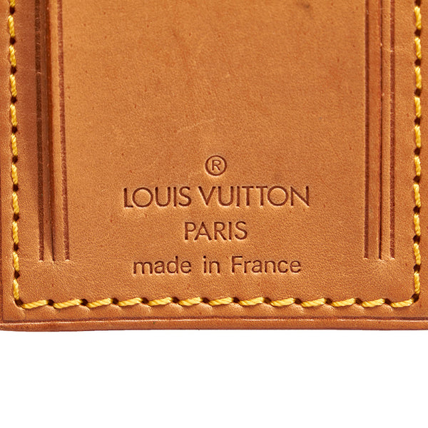 ルイ ヴィトン ポワニエ　ネームタグ5点セット ベージュ ヌメ革 レディース LOUIS VUITTON 【中古】