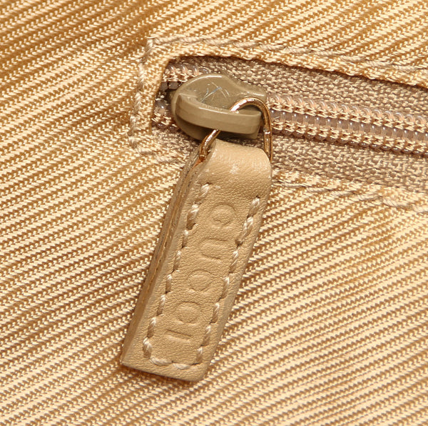 グッチ 001・4157 ベージュ スウェード ショルダーバッグ レディース GUCCI 中古