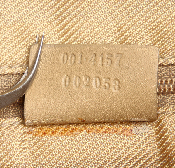 グッチ 001・4157 ベージュ スウェード ショルダーバッグ レディース GUCCI 中古