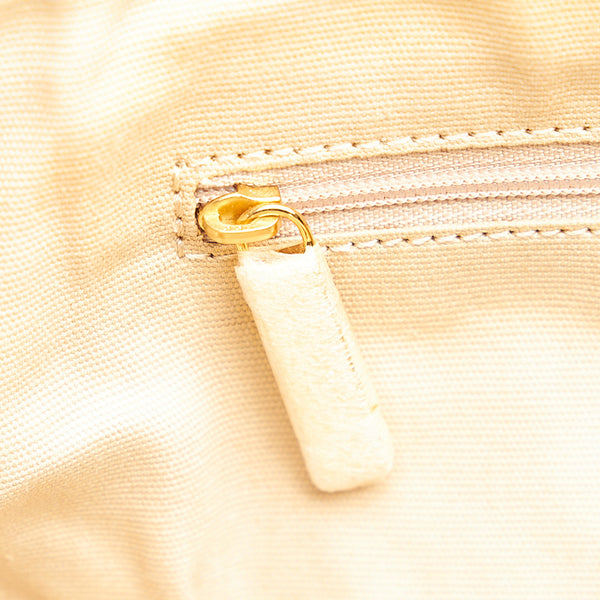 トリーバーチ ブラック ナイロン エナメル トートバッグ レディース Tory Burch 【中古】