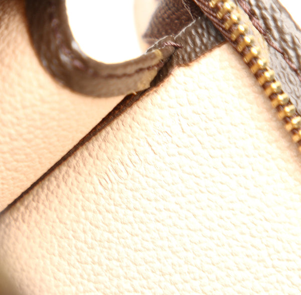 ルイ ヴィトン モノグラム ポッシュ トワレット26 M47542 ブラウン PVC レザー クラッチバッグ メンズ LOUIS VUITTON 中古