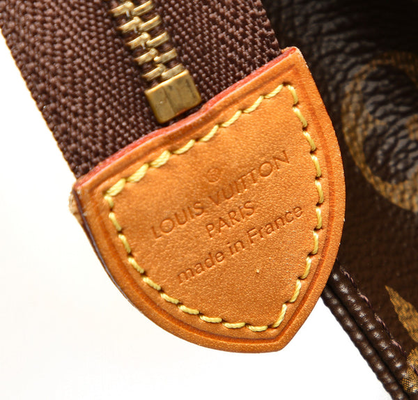 ルイ ヴィトン モノグラム ポッシュ トワレット26 M47542 ブラウン PVC レザー クラッチバッグ メンズ LOUIS VUITTON 中古