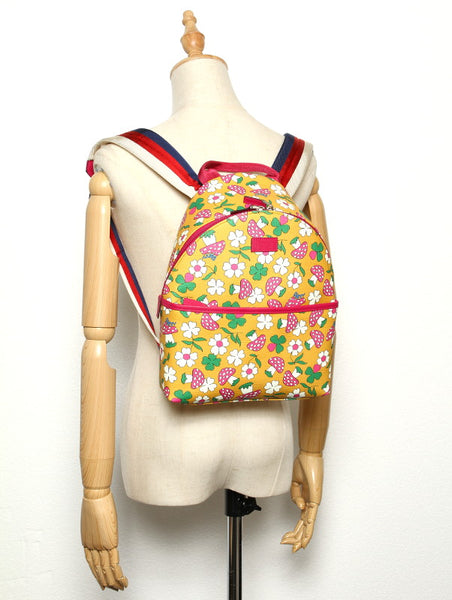 グッチ チルドレンズ キノコ 271327 マルチカラー PVC リュック バックパック レディース GUCCI 中古