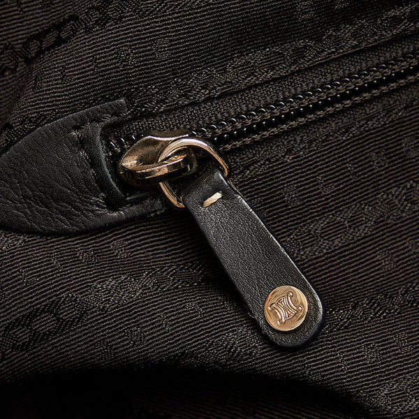 セリーヌ ブギー ブラック レザー ボストンバッグ レディース CELINE 【中古】