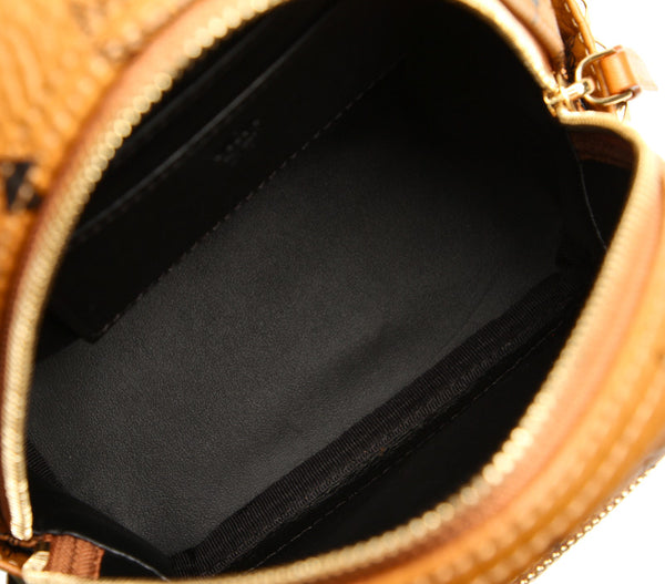 エム シー エム キャメル レザー リュック バックパック レディース MCM 中古