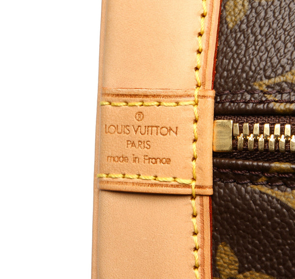 ルイ ヴィトン モノグラム アルマPM M53151 ブラウン PVC レザー ハンドバッグ レディース LOUIS VUITTON 中古