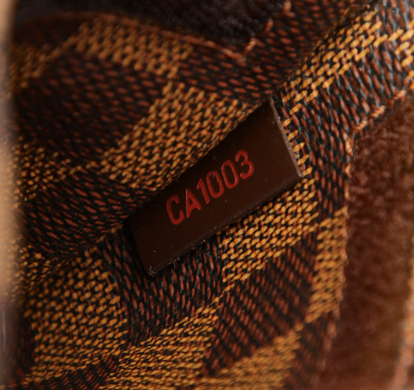 ルイ ヴィトン ダミエ ジェロニモス N51994 ブラウン PVC レザー ショルダーバッグ ユニセックス LOUIS VUITTON 中古