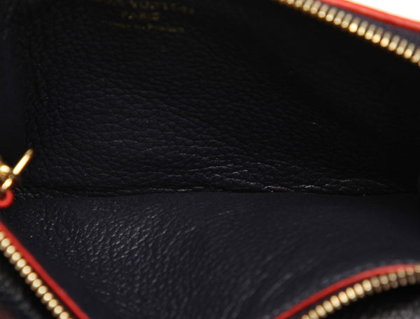 ルイ ヴィトン アンプラント ポルトカルトレクトヴェルソ M69420 ネイビー レザー コインケース ユニセックス LOUIS VUITTON 中古